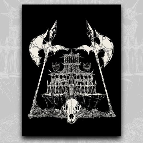 Product image Poster Castle Jackal Stronghold Screen Printed