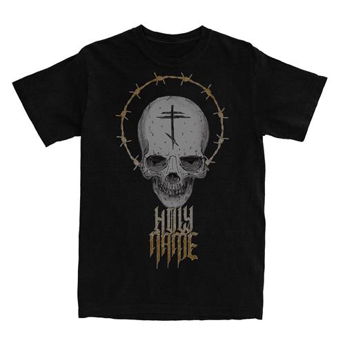Product image T-Shirt HolyName Skull/Wire Black