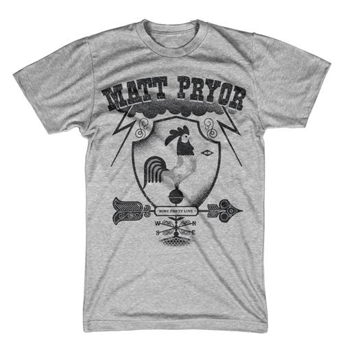Rooster Heather Grey T-Shirt