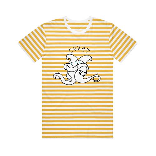 Product image T-Shirt Covet Hugging Ghosts White/Yellow