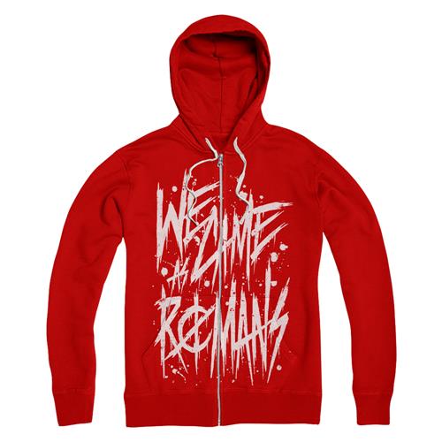 Product image Zip Up We Came As Romans Handwritten Red 