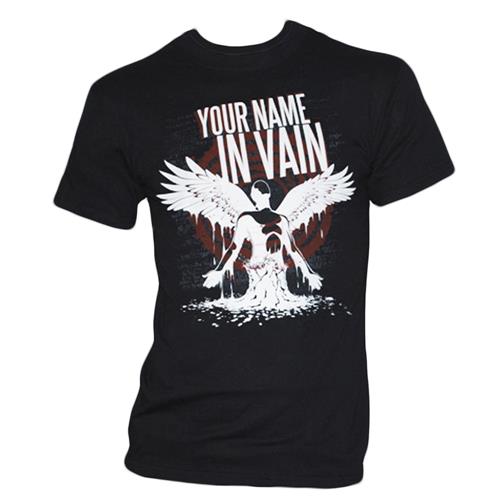 T-Shirt Angel Black by Your Name In Vain : MerchNow - Your Favorite ...