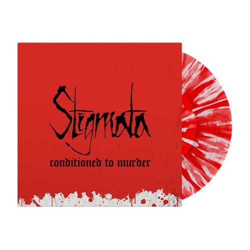 Product image Vinyl LP Stigmata Conditioned To Murder Red & White Splatter