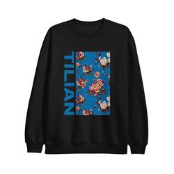 Floral Pattern Black