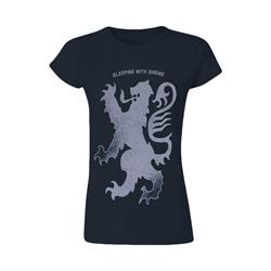 Griffin Navy Blue Girl's T-Shirt