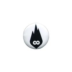 Black Infinity Flame Logo White