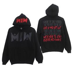 motionless in white zip up hoodie