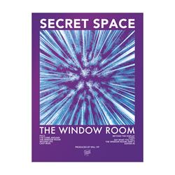 The Window Room Purple Screen Printed