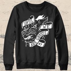 Wolf Black Crewneck Sweatshirt