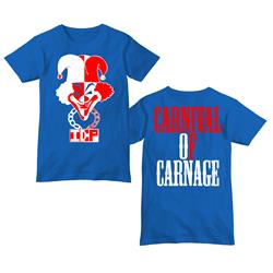 30 Years Carnival Of Carnage White & Red Logo Blue