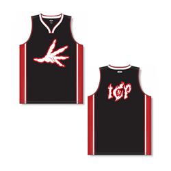 Hell's Pit Hands Black/Red Basketball