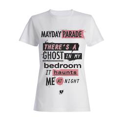Ghosts Lyric White GIRLS Shirt