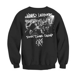 Hard Lessons Black Crewneck