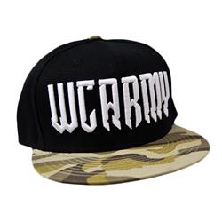 Logo Black Snapback Hat 