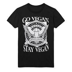 Stay Vegan Eagle Black