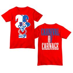 30 Years Carnival Of Carnage White & Blue Logo Red