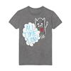 Heart Monster Athletic Triblend Gray