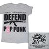 Alternative Product image Women's T-Shirt Man Overboard Defend Pink Ribbon Grey