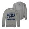 Alternative Product image Crewneck Sweatshirt Man Overboard Defend Pop Punk Grey Crewneck