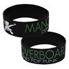 Alternative Product image Wristband Man Overboard D.P.P Green Logo Version Black