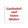 Alternative Product image Sticker Garfunkel & Oates Garfunkel & Oates Name White