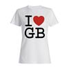 Alternative Product image Women's T-Shirt Gorilla Biscuits I Love GB On White Girls Tee