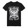 Alternative Product image T-Shirt Straight Edge And Vegan Clothing | MotiveCo. Stay Vegan Eagle Black