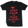 Alternative Product image T-Shirt Upon A Burning Body Keep Calm & Fuck Valentine's Day Black