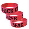 Alternative Product image Wristband Shirts For A Cure Fuck Cancer Black On Pink
