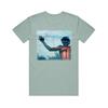Of Malice and the Magnum Heart Dusty Blue - T-Shirt 