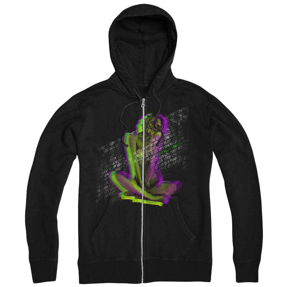 Product image Zip Up Heavy Heavy Low Low Zombie Chick Black