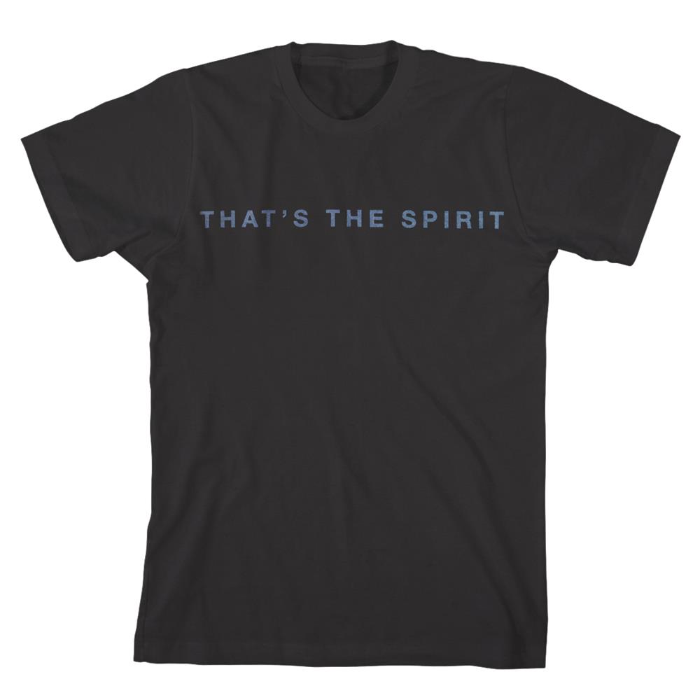 team spirit black t shirt