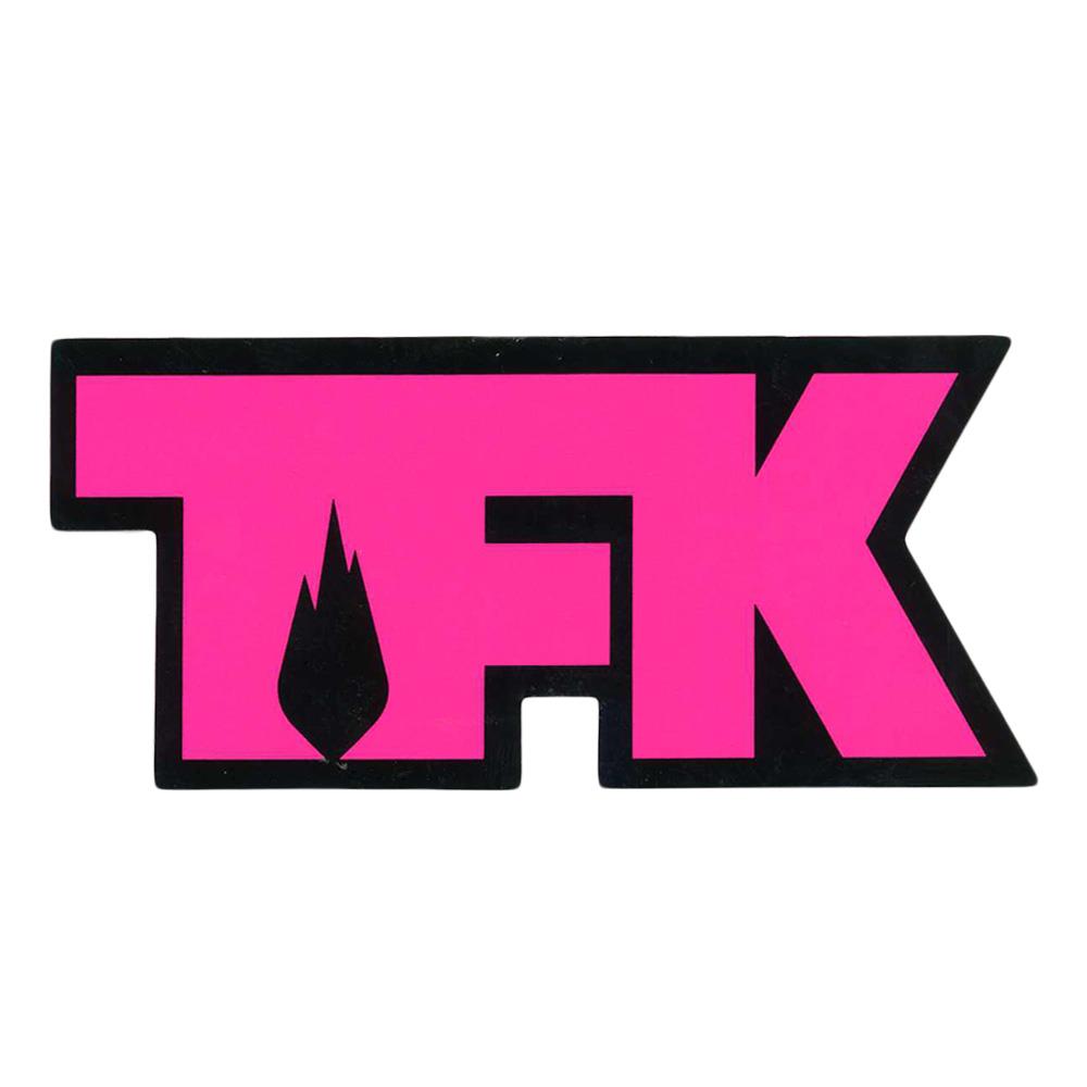 TFK Die Cut Pink On Black