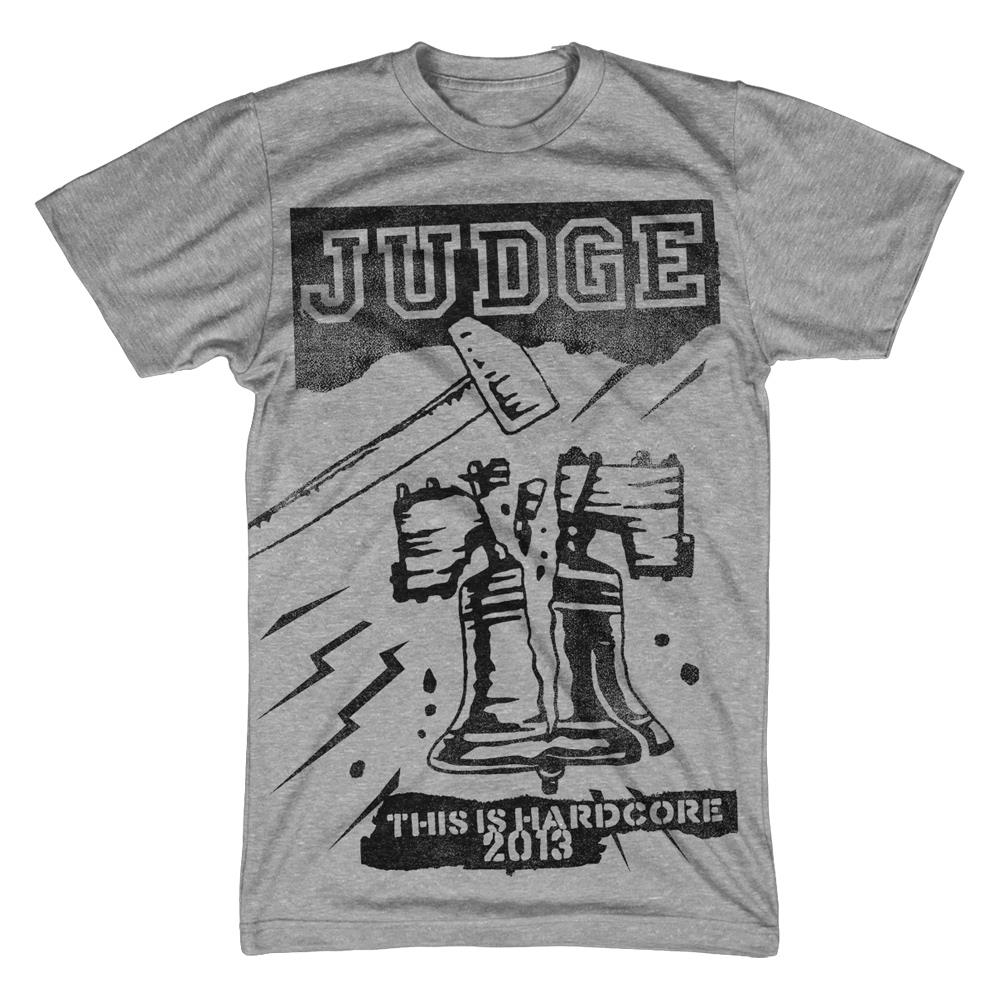 T Shirt This Is Hardcore Heather Grey By Judge Merchnow Your Favorite Band Merch Music And More