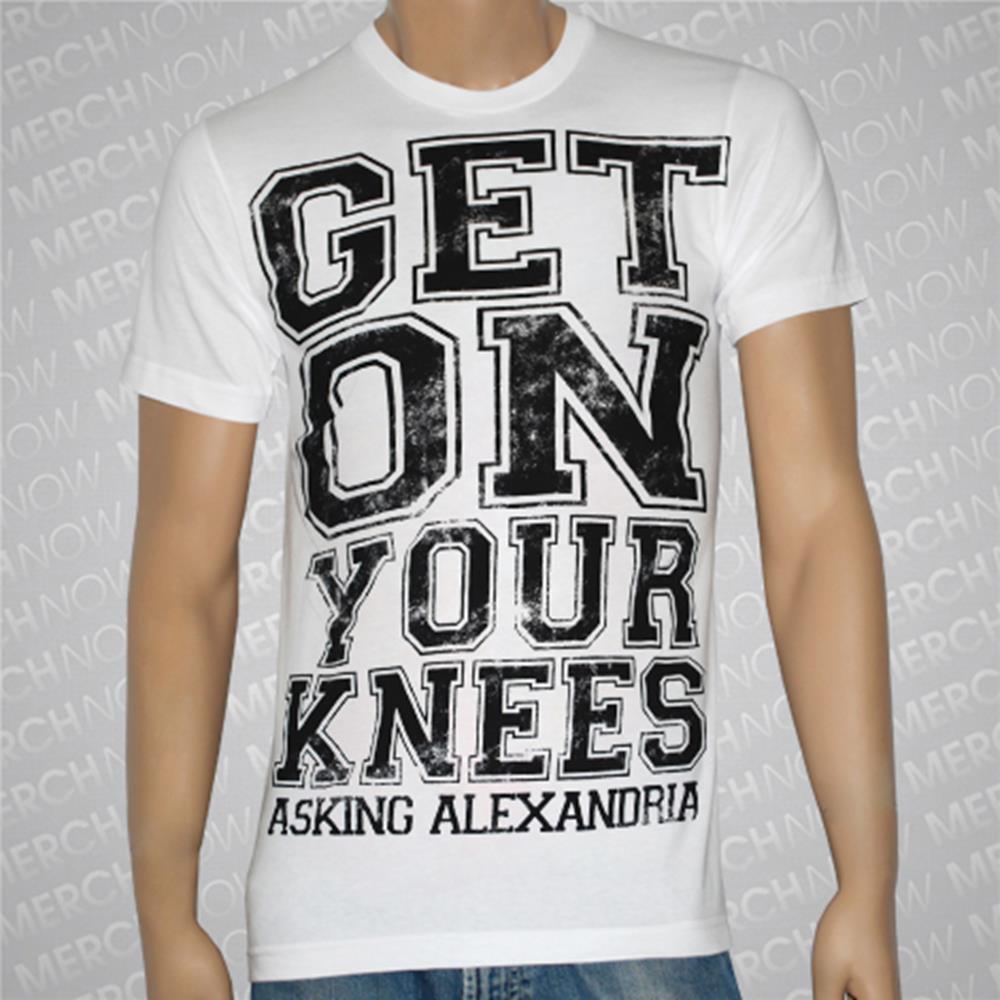 asking alexandria get on your knees shirt