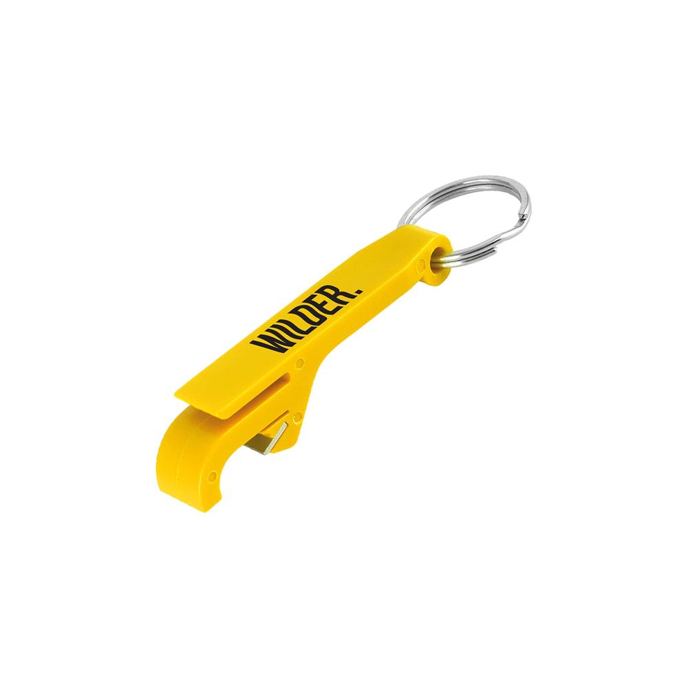 Product image Misc. Accessory Wilder Logo Yellow Keychain Bottle Opener