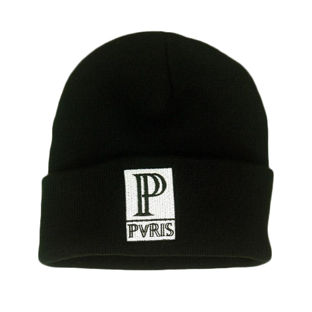 P Logo Black Beanie : RSRC : PVRIS