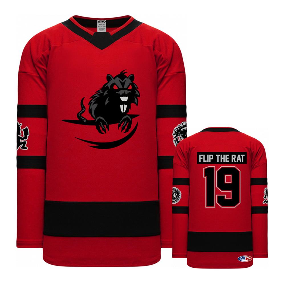 Flip The Rat Red-Black Hockey
