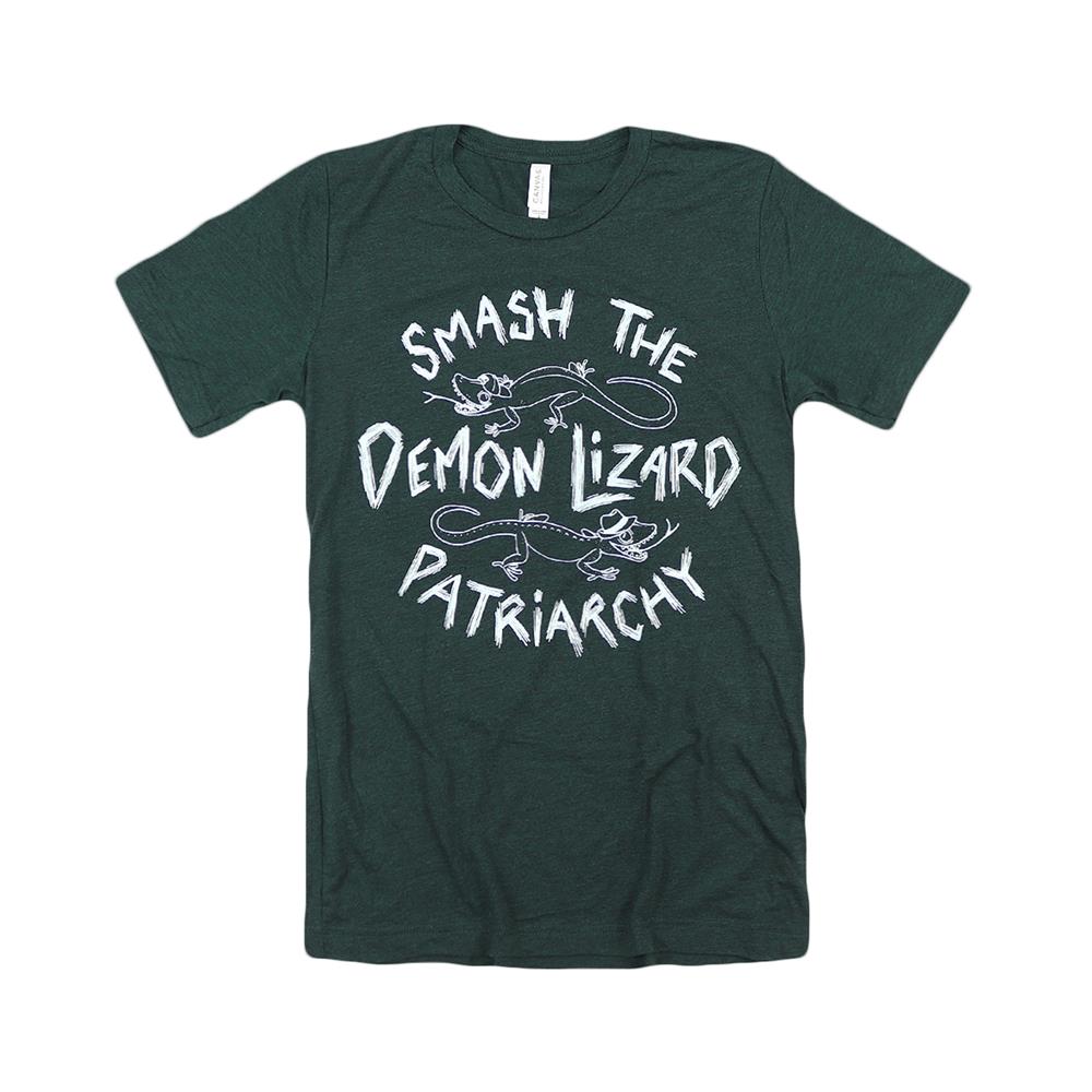 Product image T-Shirt Buffering the Vampire Slayer Smash Lizard Green