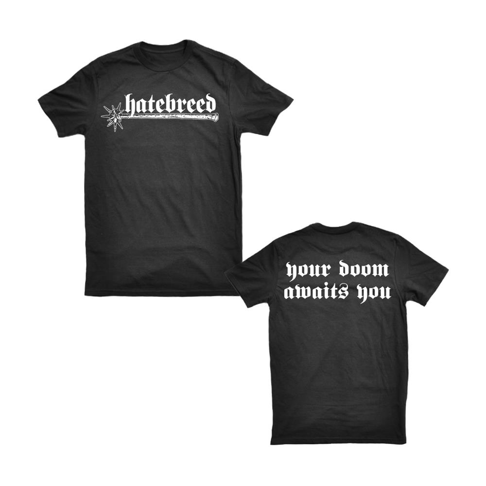 T-Shirt Doom Mace Black by Hatebreed : MerchNow - Your Favorite Band ...