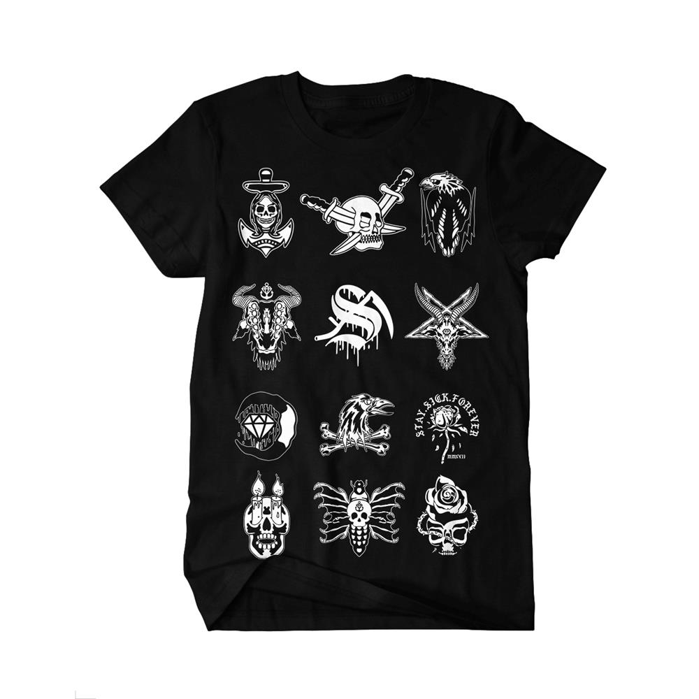 Tattoo Flash Clothing | tattoo flash black quot final print quot ssc0 stay sick clothing Tattoo Flash Clothing | tattoo flash black quot final print quot ssc0 stay sick clothing