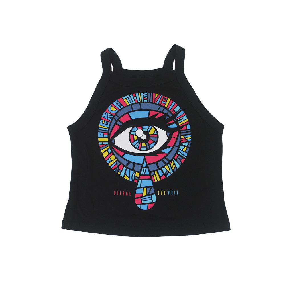 Stained Glass Black Girl's Tank Top