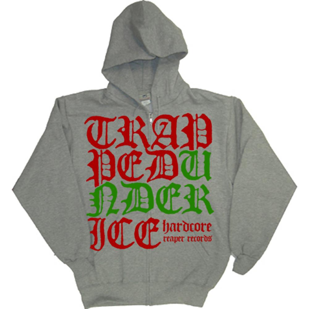 Zip Up Hard Core Heather Gray by Trapped Under Ice MerchNow Your Favorite Band Merch, Music
