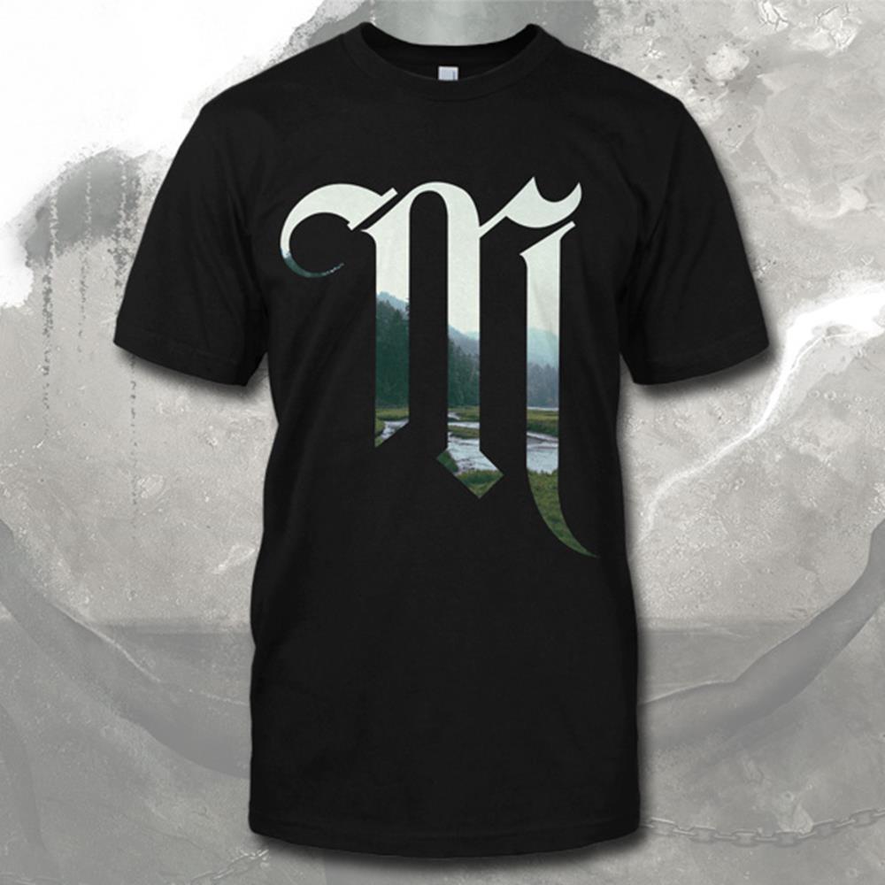 M Landscape Black T-Shirt - Final Print!