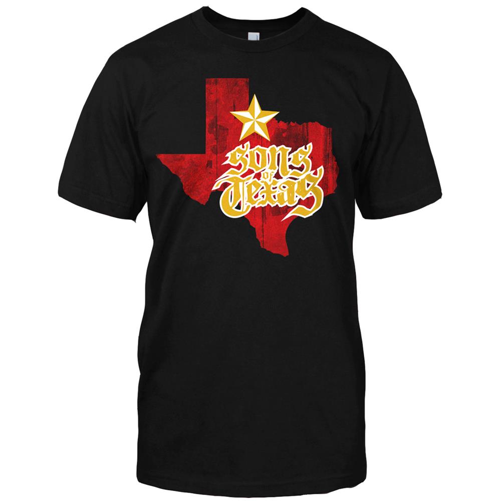 T-Shirt Lone Star State Black by Sons Of Texas : MerchNow - Your ...