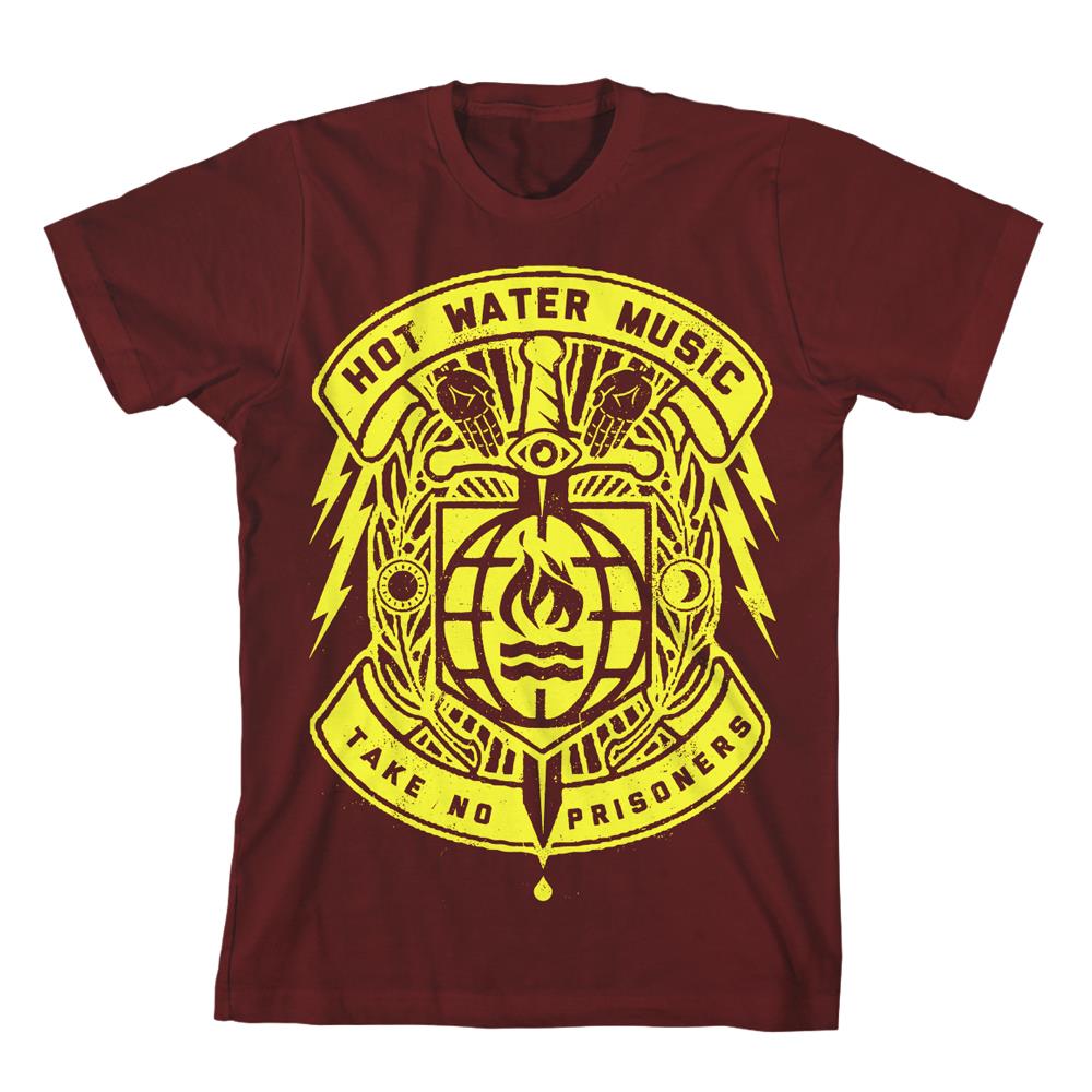 Take No Prisoners Maroon "Final Print" HWM0 Hot Water Music