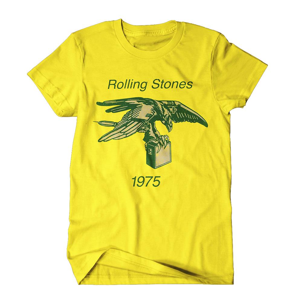 the 1975 yellow shirt