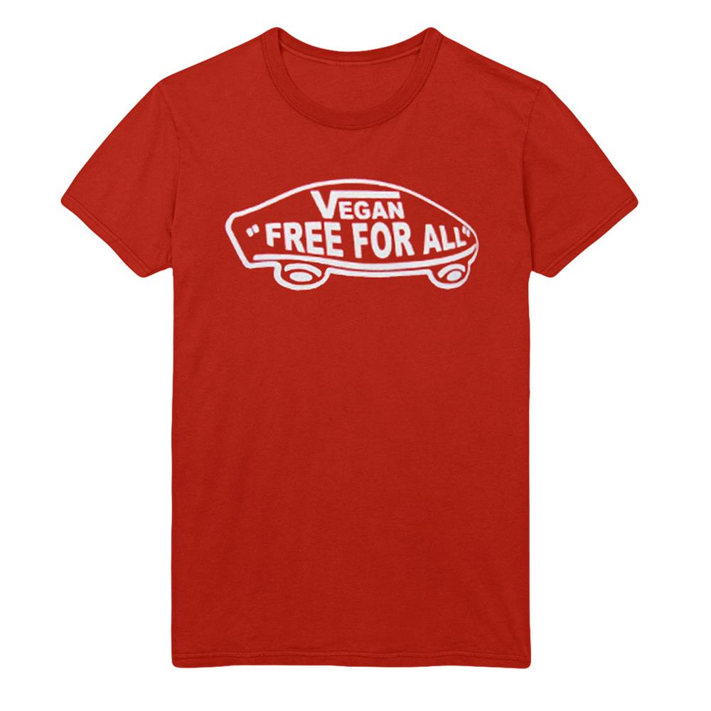 Product image T-Shirt Straight Edge And Vegan Clothing | MotiveCo. Motive Company VANS Red