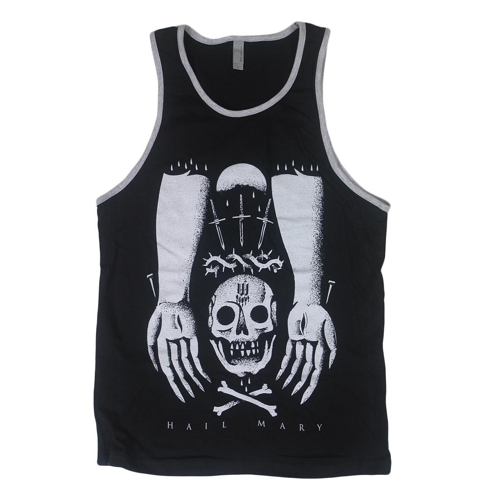 skull hands t shirt