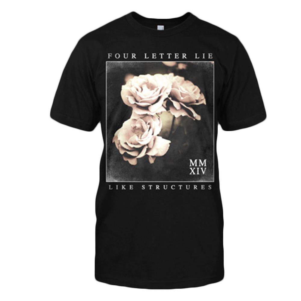 Product image T-Shirt Four Letter Lie Roses Black T-Shirt